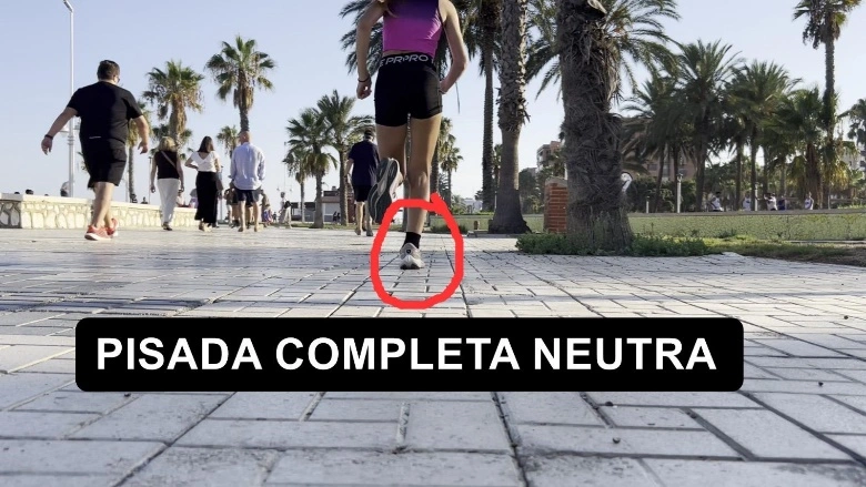 Análisis del tipo de pisada de un corredor