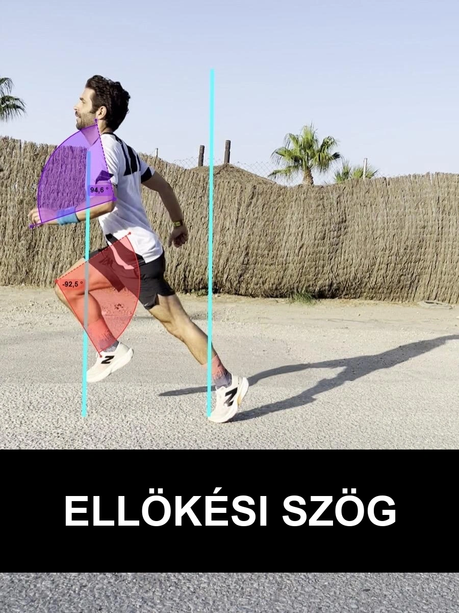 Biomechanikai futáselemzés az elrugaszkodási szög mérésével