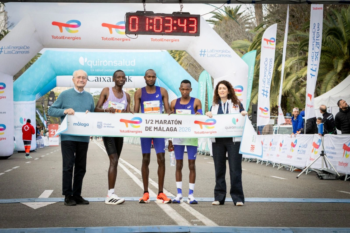 Podium Media Maratón de Málaga