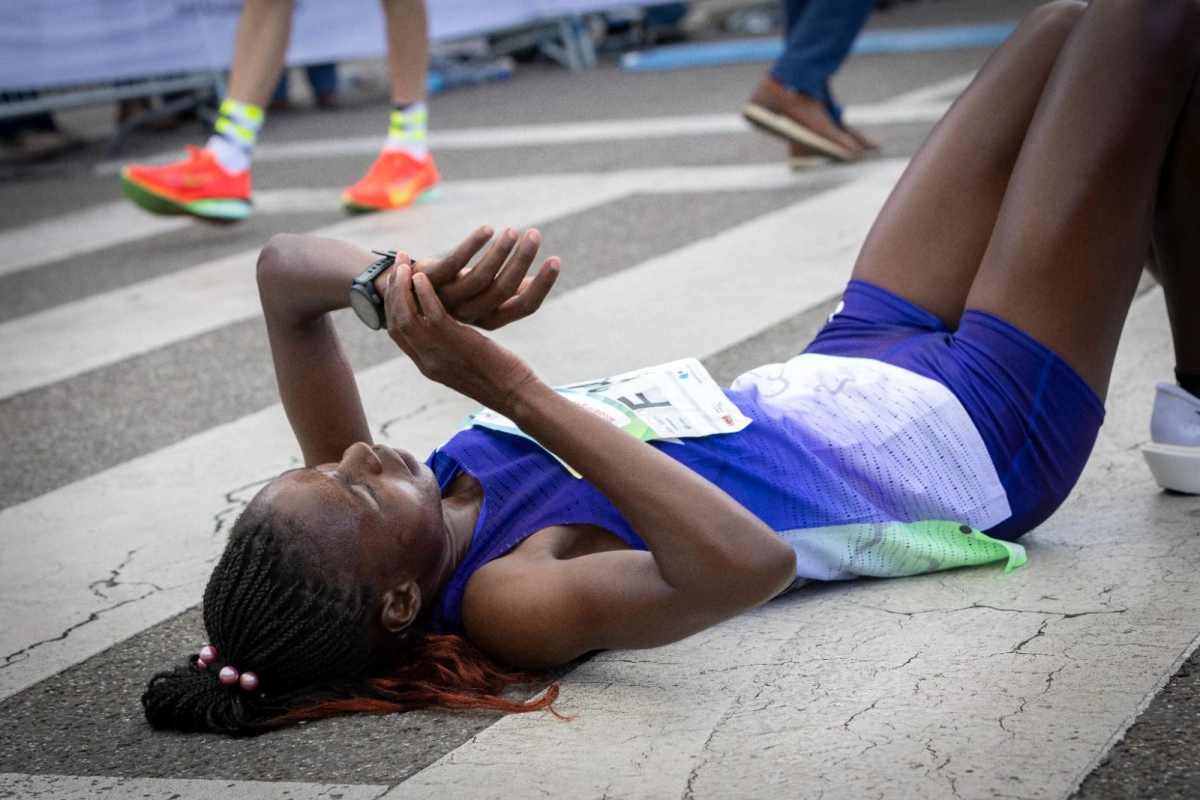 Körperliche Anstrengung beim Media Maratón de Málaga